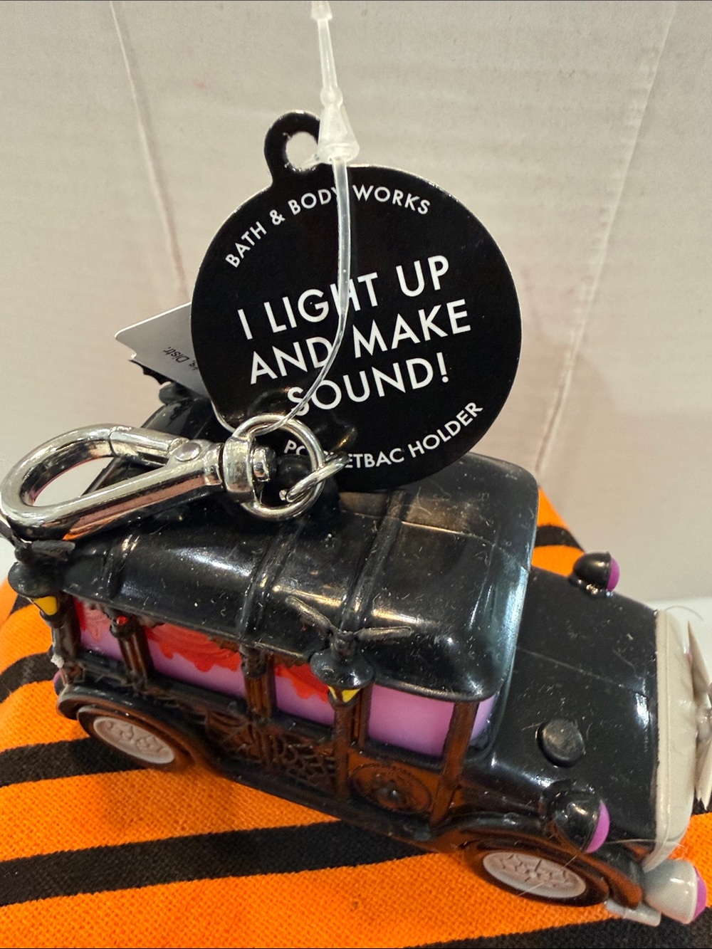 Bath & Body Works Light-Up/Sound Hearse Car POCKETBAC holder NWT - Picture 3 of 9